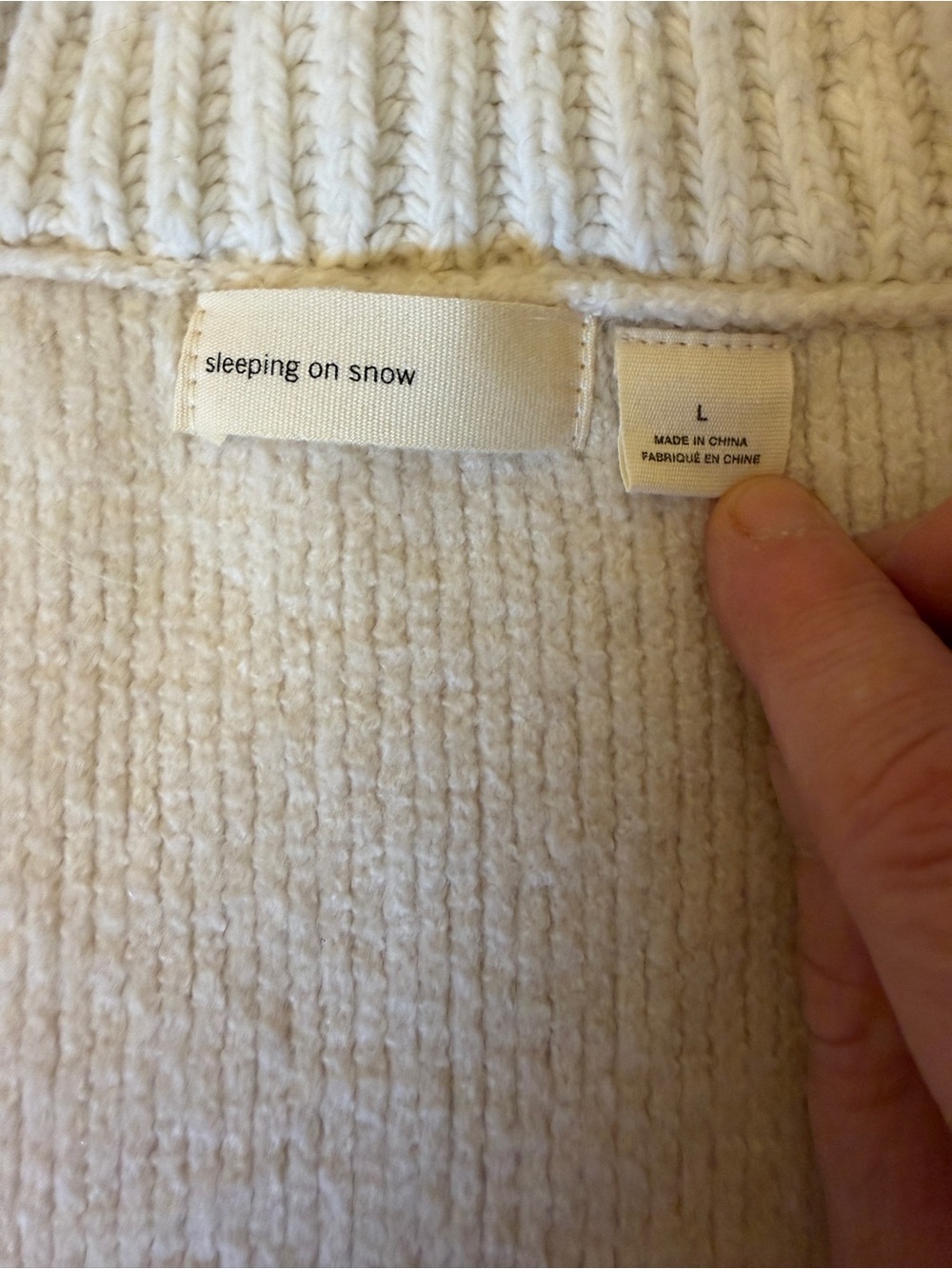 Sleeping On Snow Anthropologie Cardigan L Wool Alpaca Shawl Collar Oversized - Picture 8 of 11
